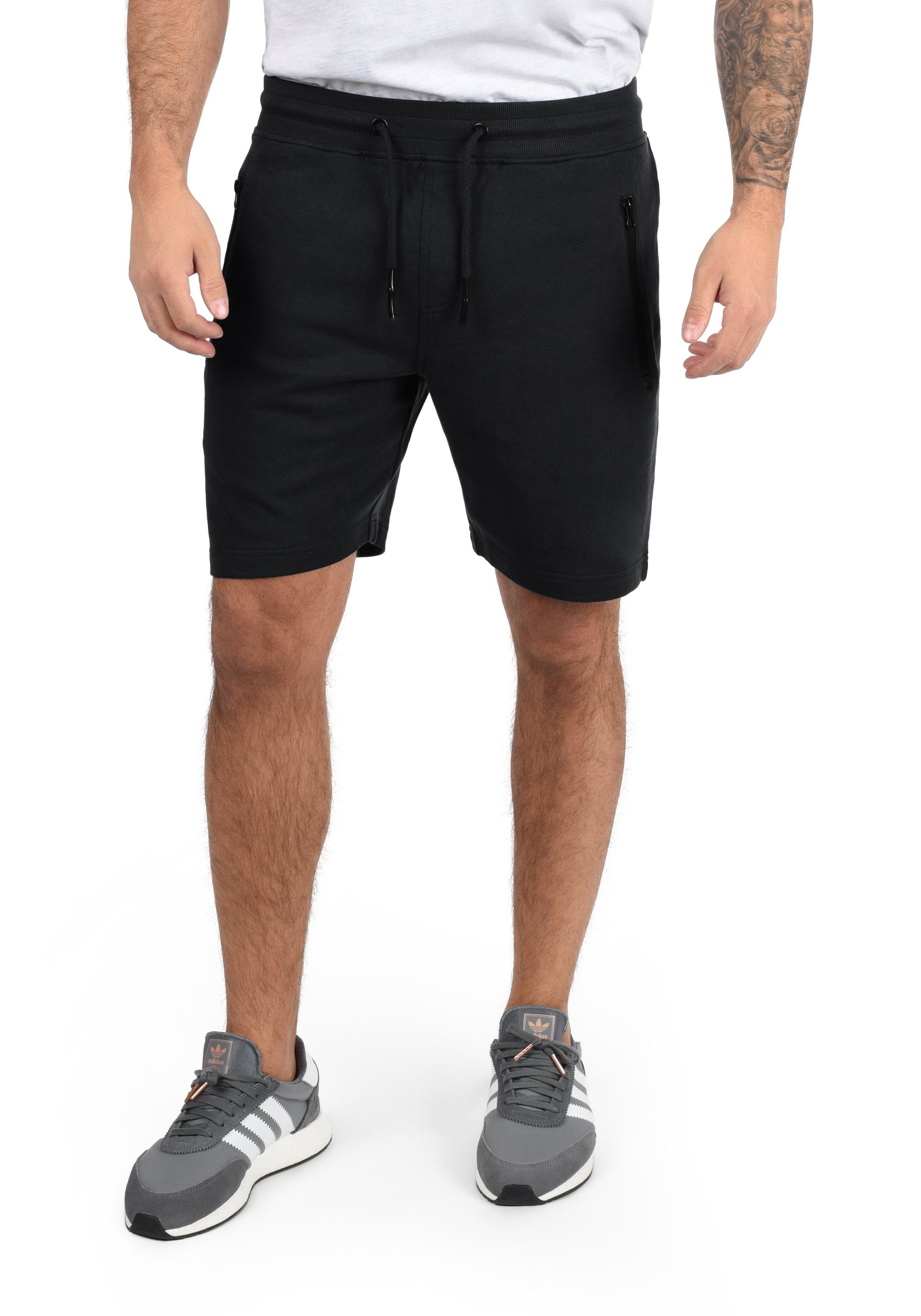 !Solid Sweatshorts SDTaras kurze Hose mit Reißverschlusstaschen Black (9000)