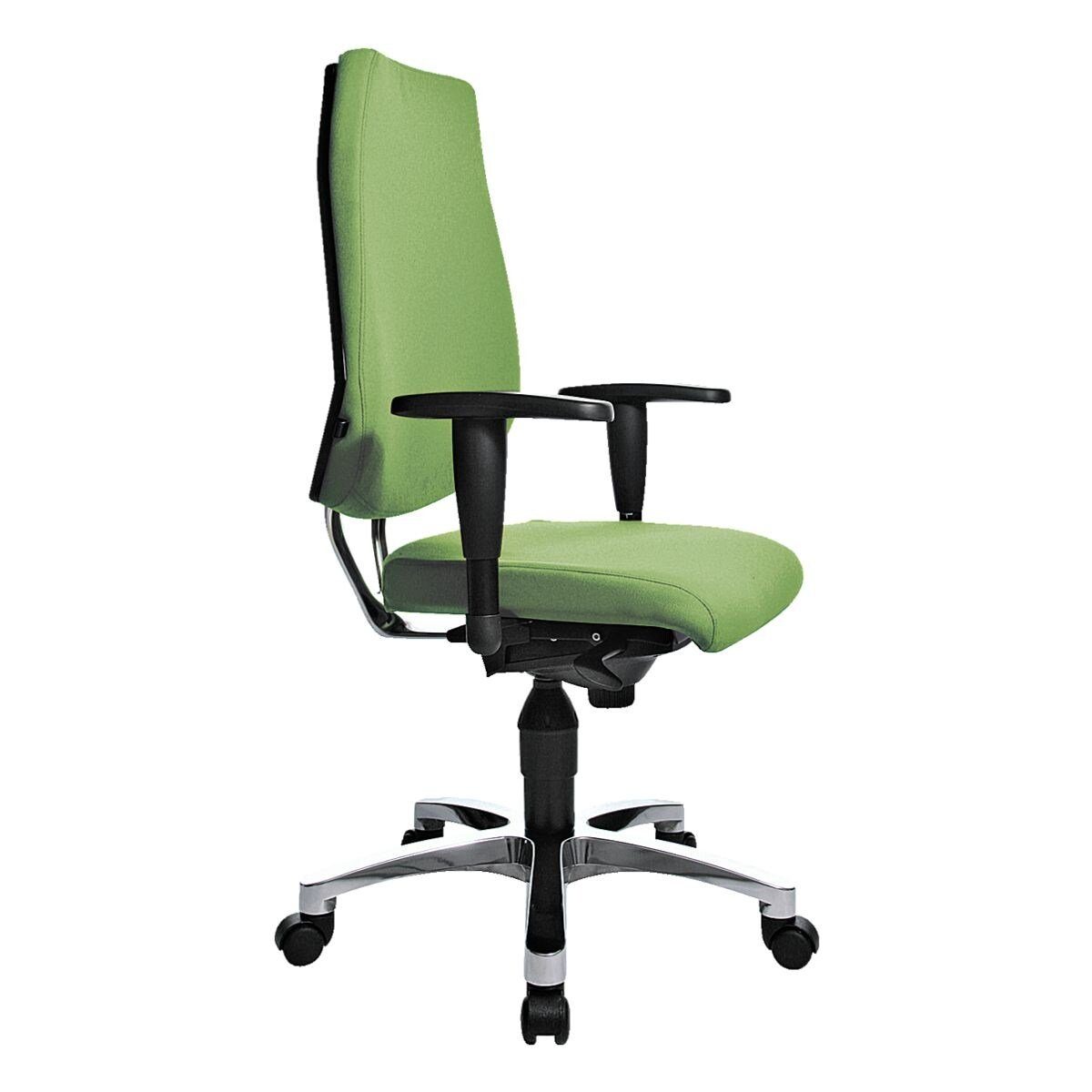 TOPSTAR Schreibtischstuhl mit 30, apfelgrün Armlehnen, und Body-Balance-Tec Sitness Flachsitz