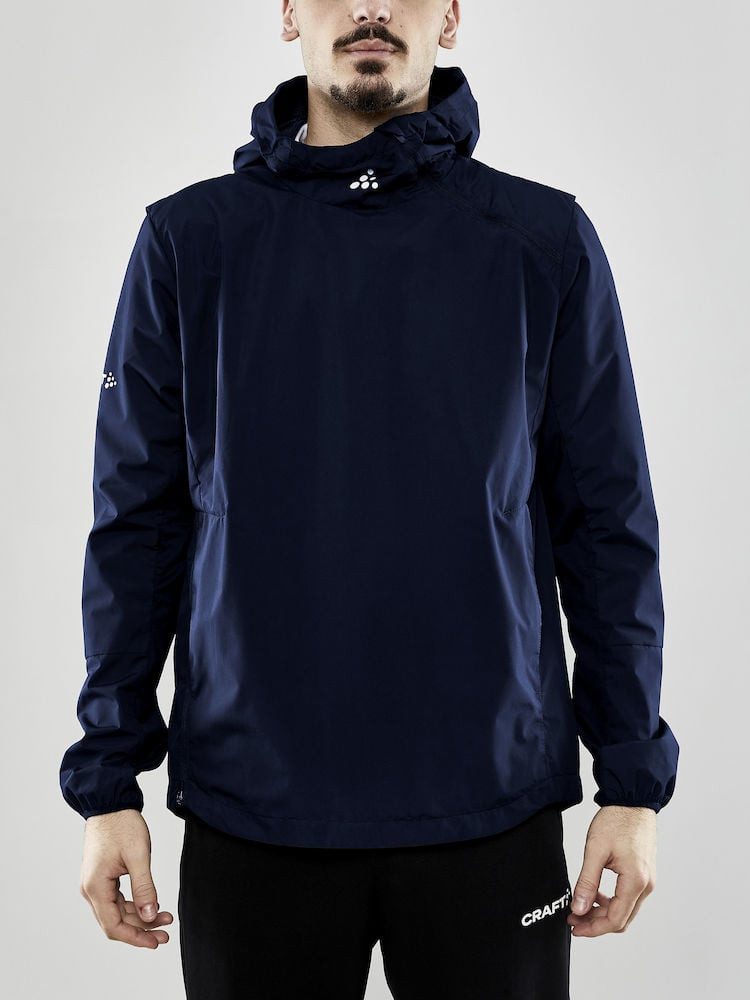 Craft Trainingsjacke Zaero Anorak 3.0 (leicht, wind- und wasserabweisend) navyblau Herren