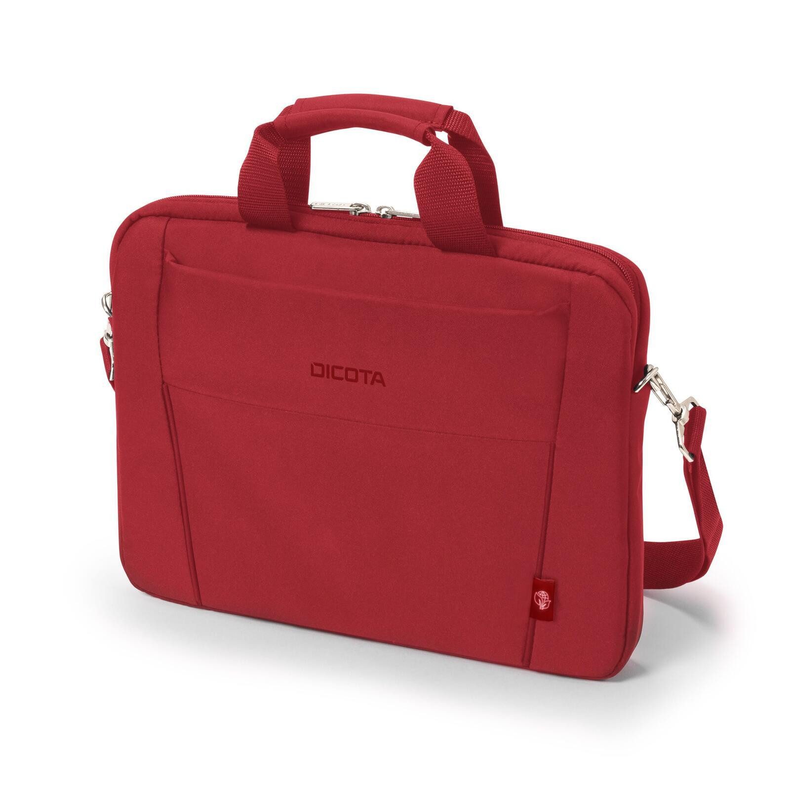 DICOTA Laptop-Hülle Dicota Laptoptasche Slim Eco BASE 13-14,1' Rot D31