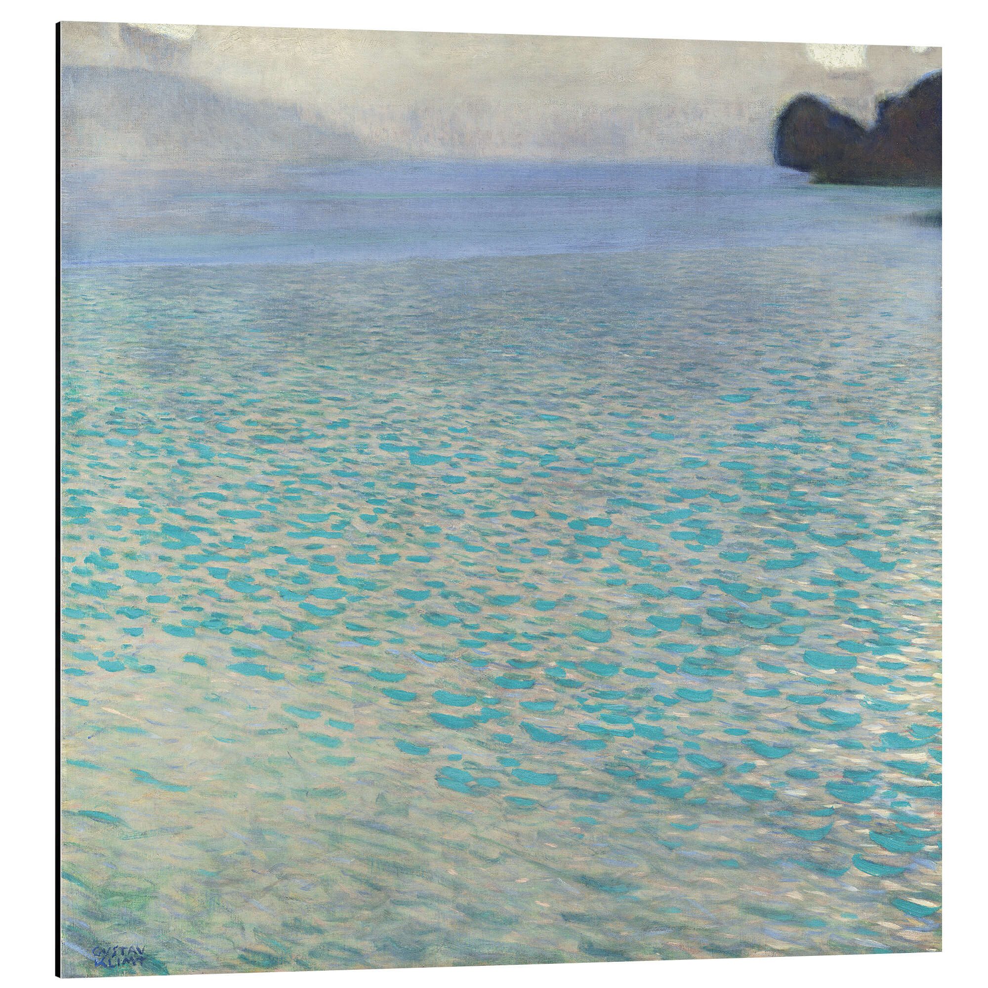 Posterlounge Wandbild Am Attersee, Gustav Klimt, erhältlich als Poster, Leinwandbild, Wandsticker oder Acrylglasbild