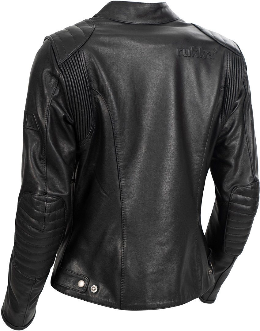 Rukka Motorradjacke Mehan Damen Motorrad Lederjacke protektoren abriebfest reißverschluss