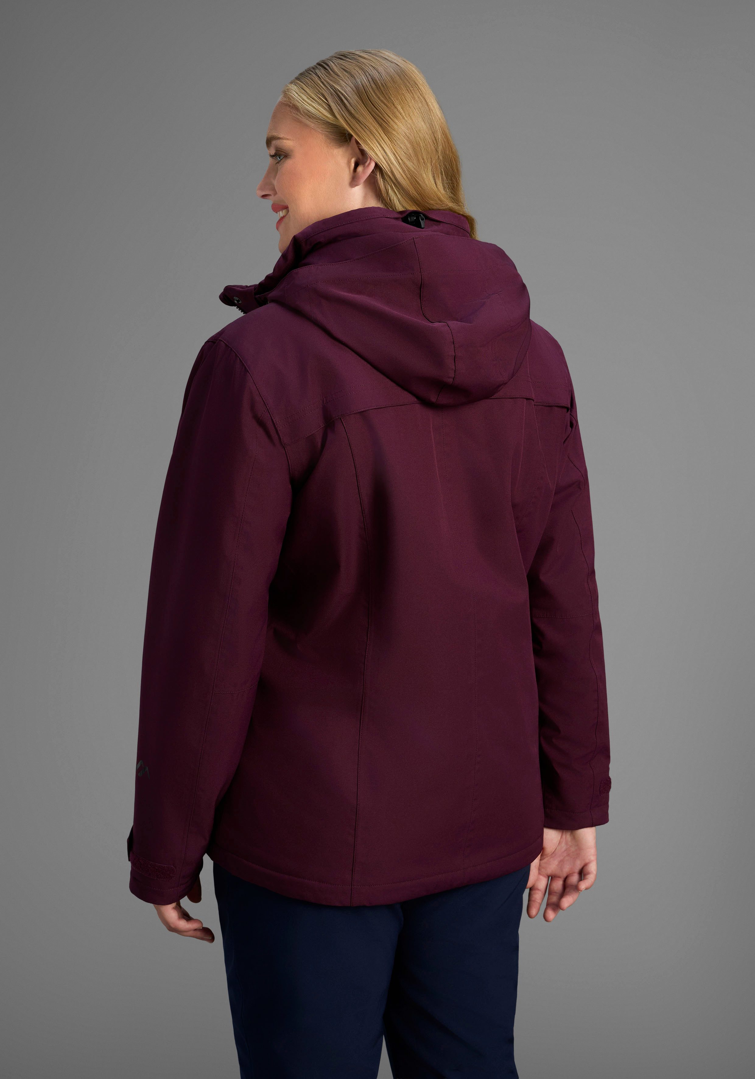Maier Sports Allwetterjacke DA-JACKE MTEX EL. LISBON mit mTEX-10.000-Membran, wasserdicht, winddicht, atmungsaktiv