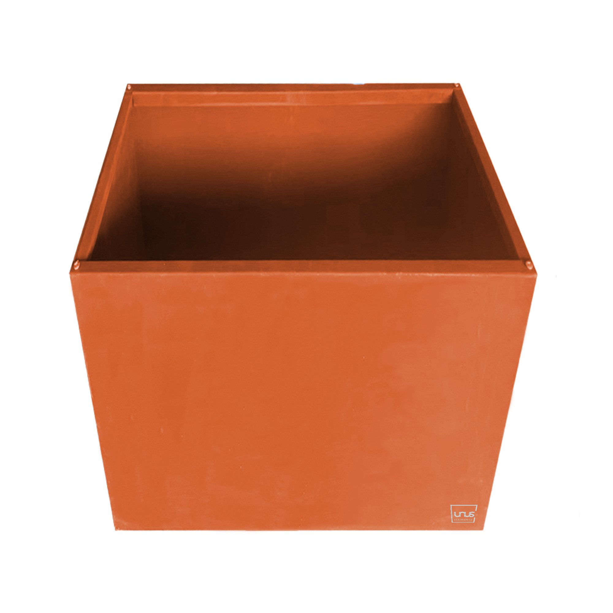 UNUS ELEMENTS Hochbeet Blumenkübel (Rostoptik), Rostoptik Hochbeet, Pflanzkasten Metall, Kräuterbeet Metall