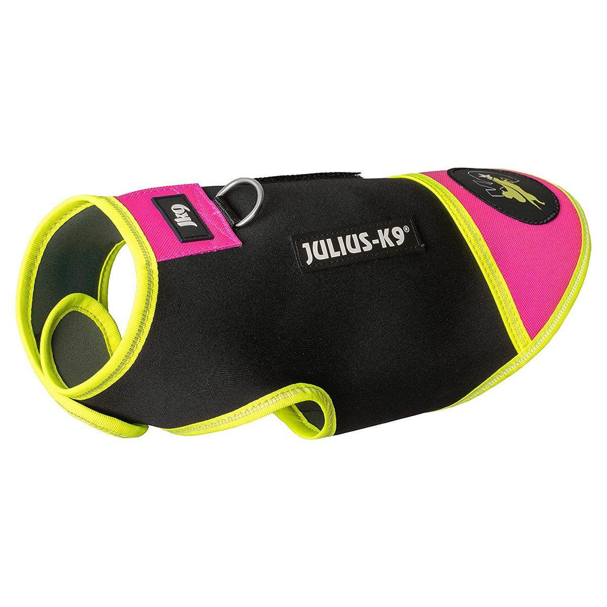Julius-K9 Hundemantel Hundemantel Neopren schwarz/pink