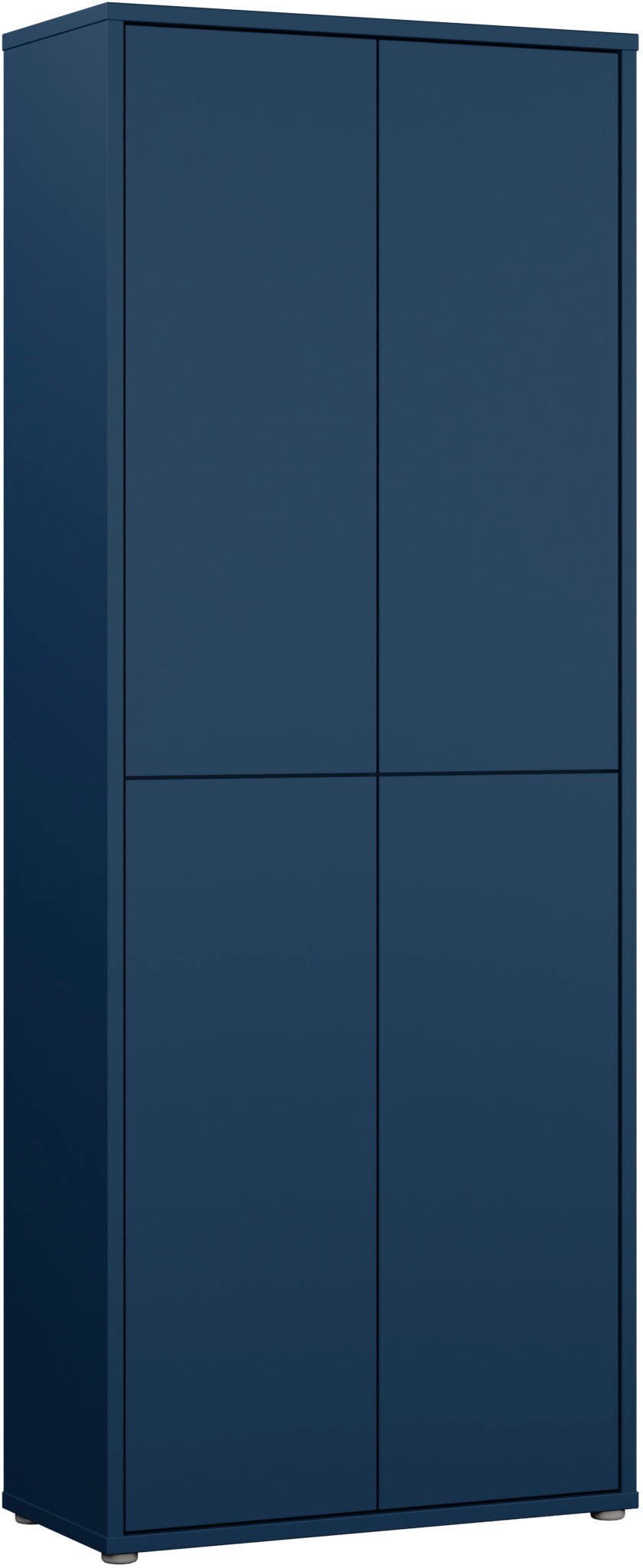 FORTE Schuhschrank Alice Springs, Schuhschrank, Höhe 191,9 cm, 4 Türen, viel Platz (B/H/T 74,5/191,9/34,9 cm) Stauraumschrank, Mehrzweckschrank, Breite 74,5 cm, mit 8 Böden