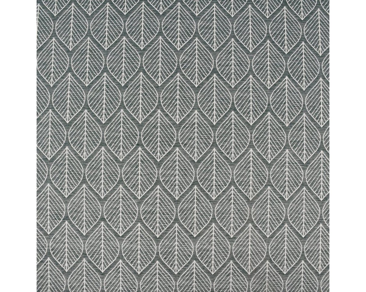 Thumbnail - Stoff Dekostoff Doubleface Premium Leaf Retro Scandi Blätter grün hellbeig