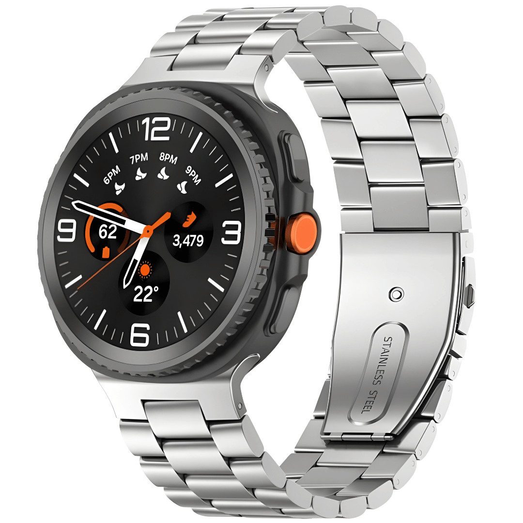SmartUP Smartwatch-Armband für Samsung Galaxy Watch 8 / 8 Classic Metall Ed günstig online kaufen