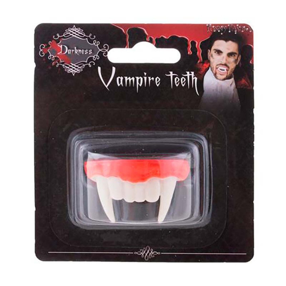 Funny Fashion Vampir-Kostüm Zähne Vampirzähne 2fach sortiert.