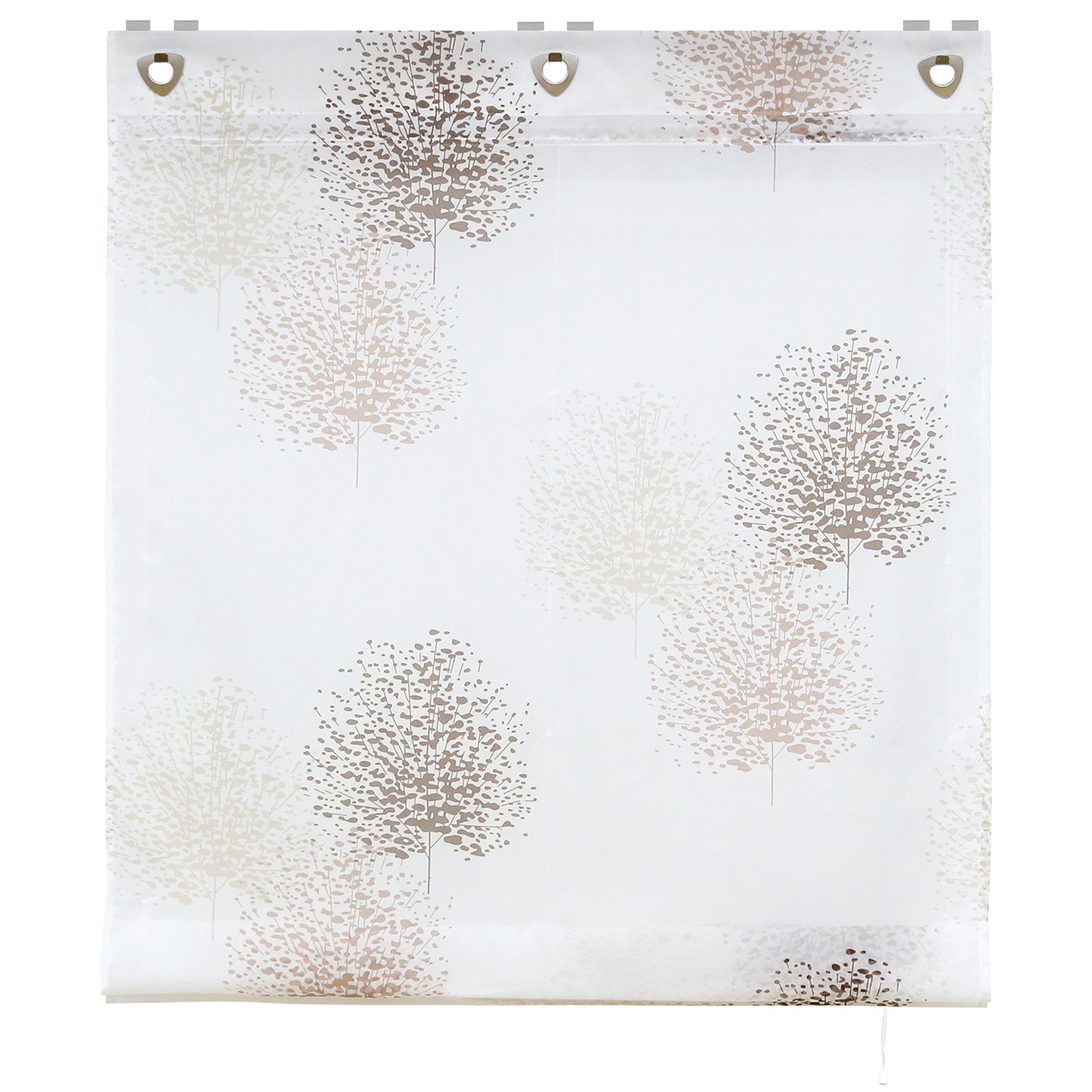 Joyswahl Raffrollo Theresia, mit Hakenaufhängung, Voile mit Baummotiv günstig online kaufen