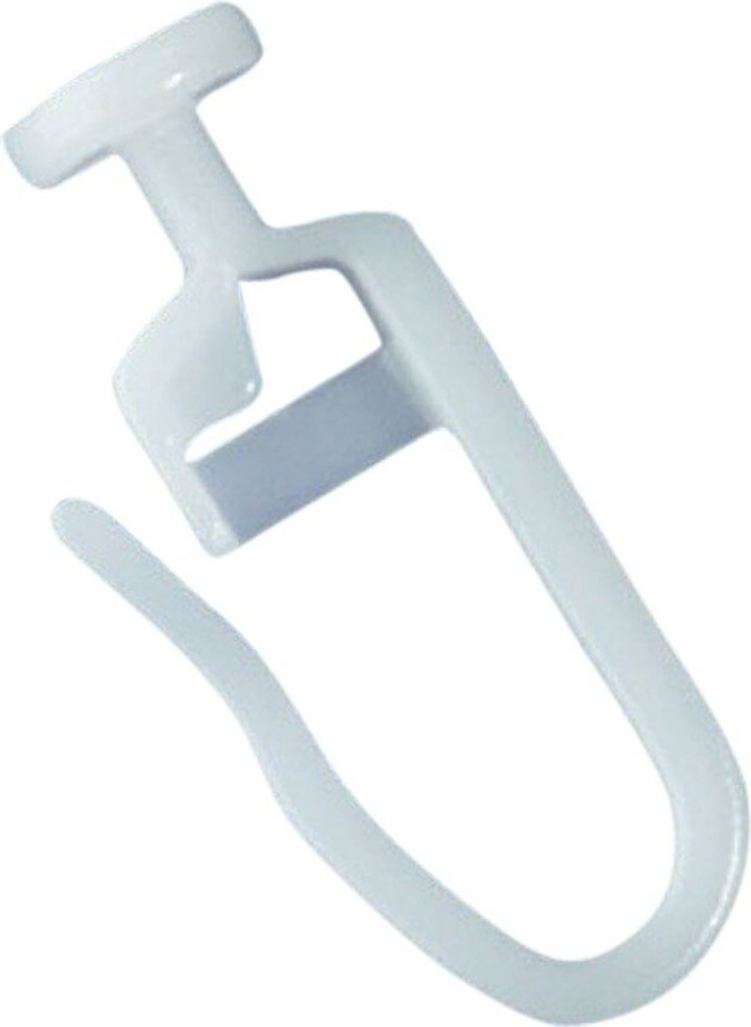 FELIXLEO Gardinengleiter 100x Faltengleiter mit 9 mm Kopf, verschließbar, für Gardinenschienen, (1-St)