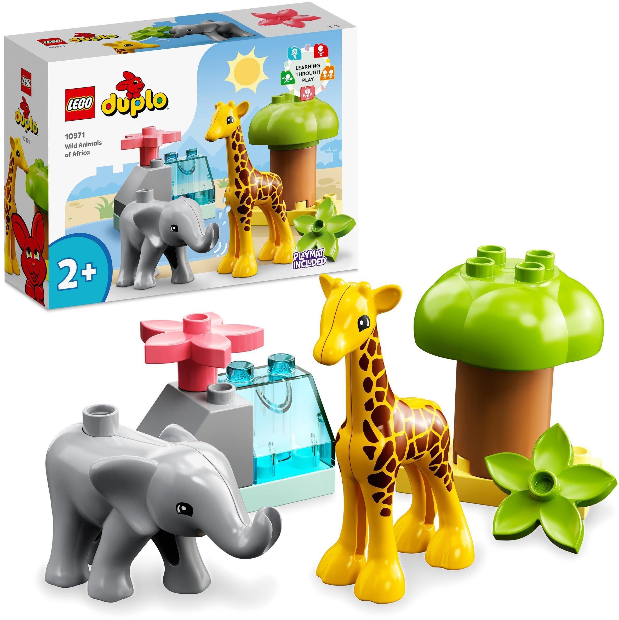 LEGO® Konstruktionsspielsteine Wilde Tiere Afrikas (10971), LEGO® DUPLO, (10 St)