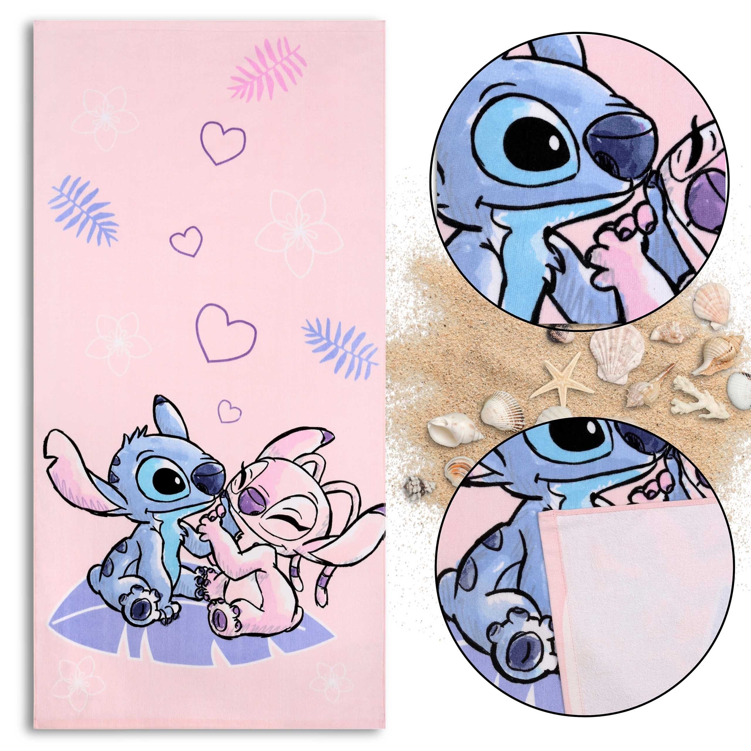 Sarcia.eu Badetücher Lilo und Stitch Baumwolltuch, günstig online kaufen
