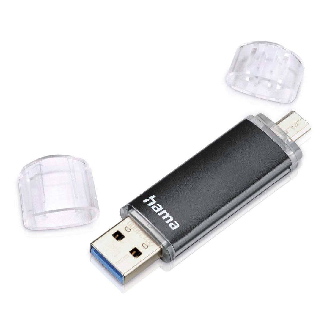 Hama Laeta Twin, USB 3.0 USB-Stick (USB 3.0, Lesegeschwindigkeit 40 MB/s)