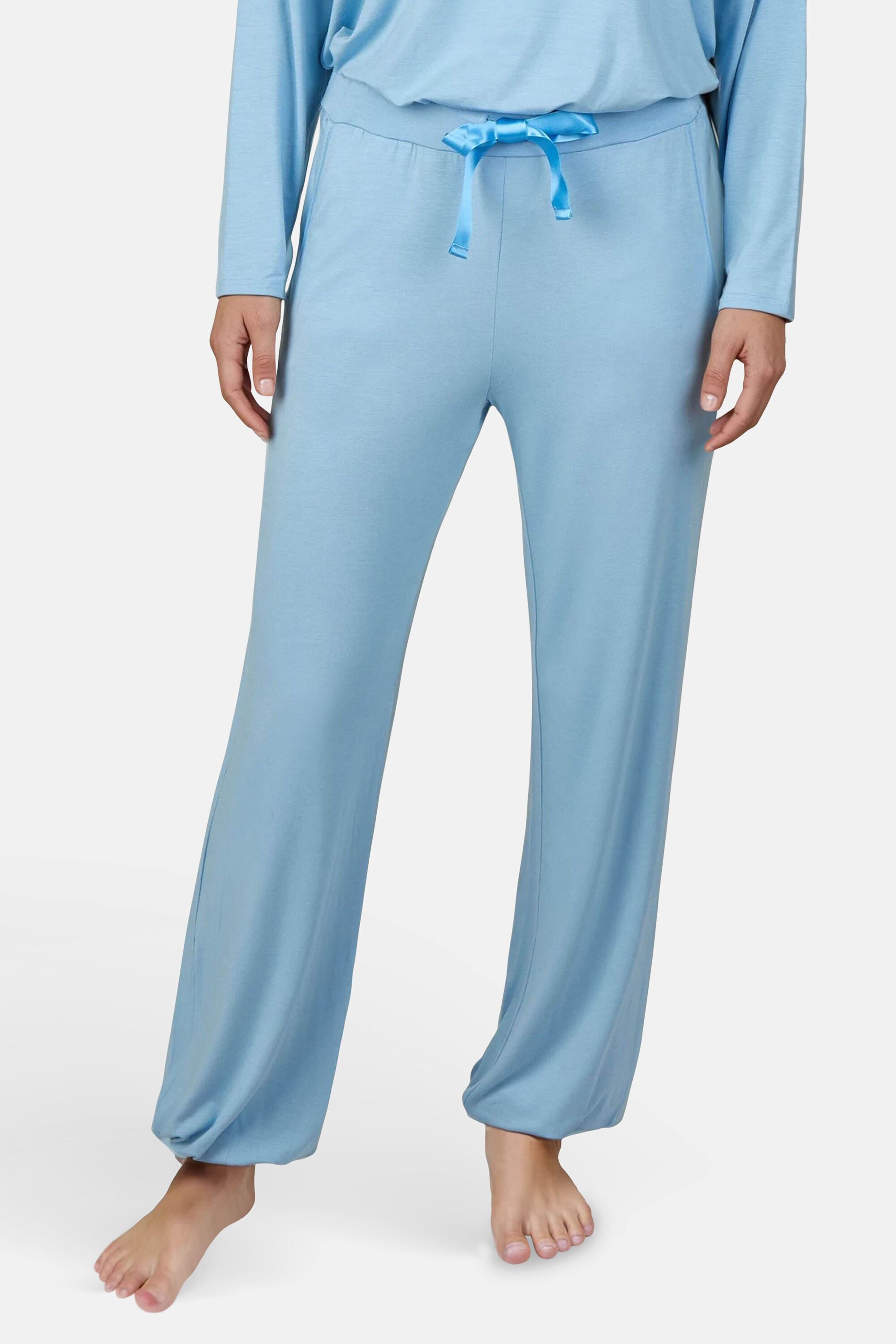 MYJAMA Pyjama Billie Klassisch, weiche Qualität, elastisch, figurumschmeichelnd
