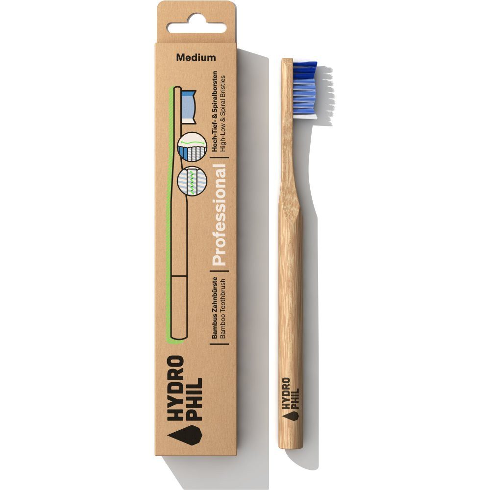 Hydrophil Zahnbürste Bambus- Professional Medium, Stk