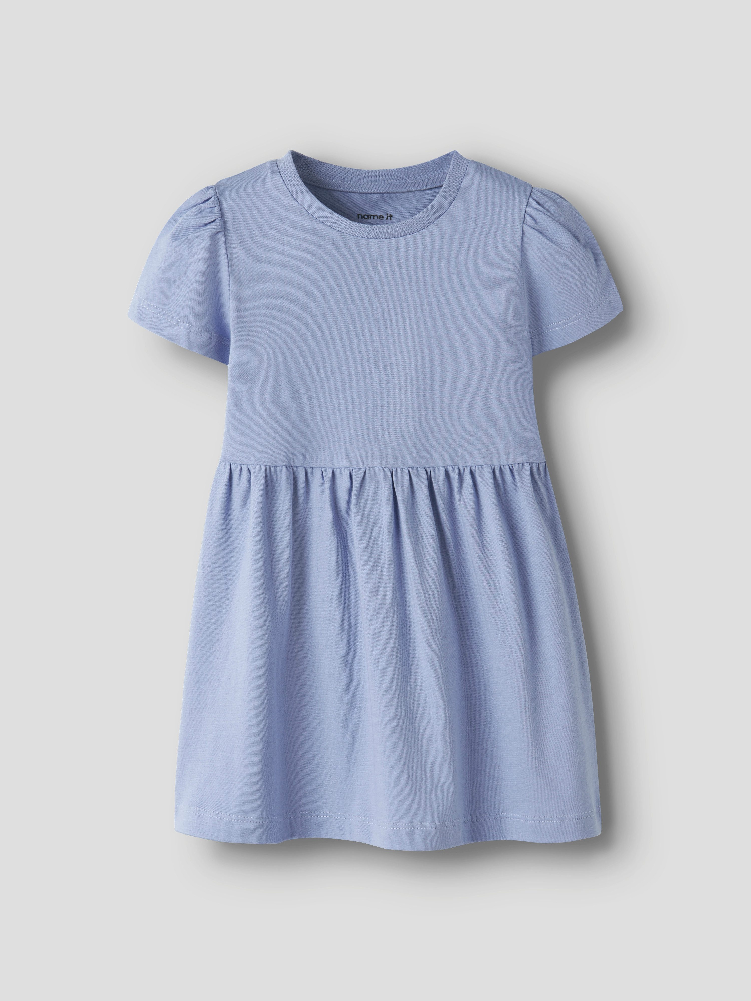 Name It Minikleid NMFVIVIA SS DRESS NOOS Baumwolle, kurze Puffärmel