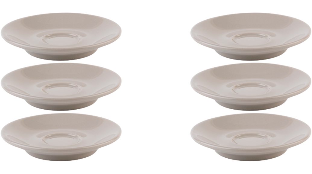 APS Untertasse 6er Set Espressountertasse -SNUG-, (6 St), hochwertig verarbeitetes Material