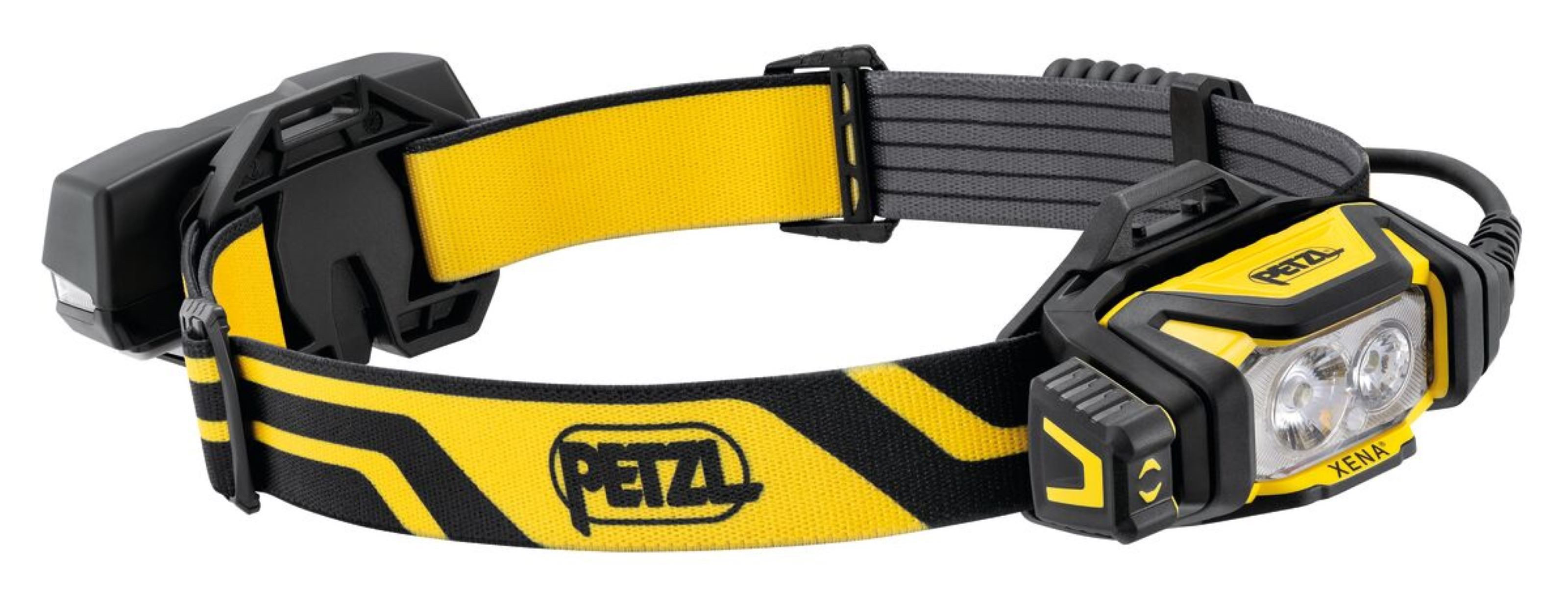 Petzl LED Stirnlampe XENA® Leistungsstarke, aufladbare und leichte Stirnlampe (1-St), wasser- und staubdicht, stoßfest