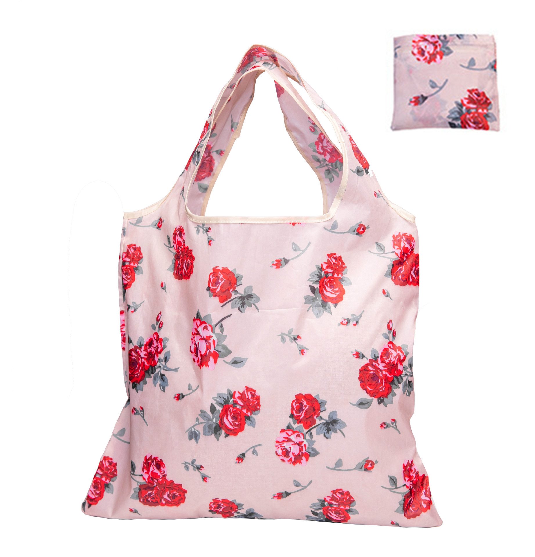 Schultertasche Einkaufsshopper Faltbare Wiederverwendbarer Einkaufsbeutel 64x44cm