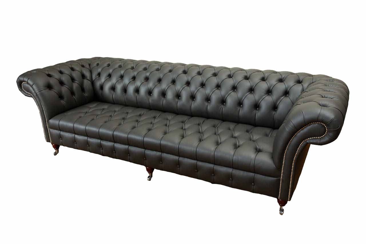 Sofas Wohnzimmer Couch Sitzer Klassisch Design 4 Chesterfield Sofa Chesterfield-Sofa, JVmoebel