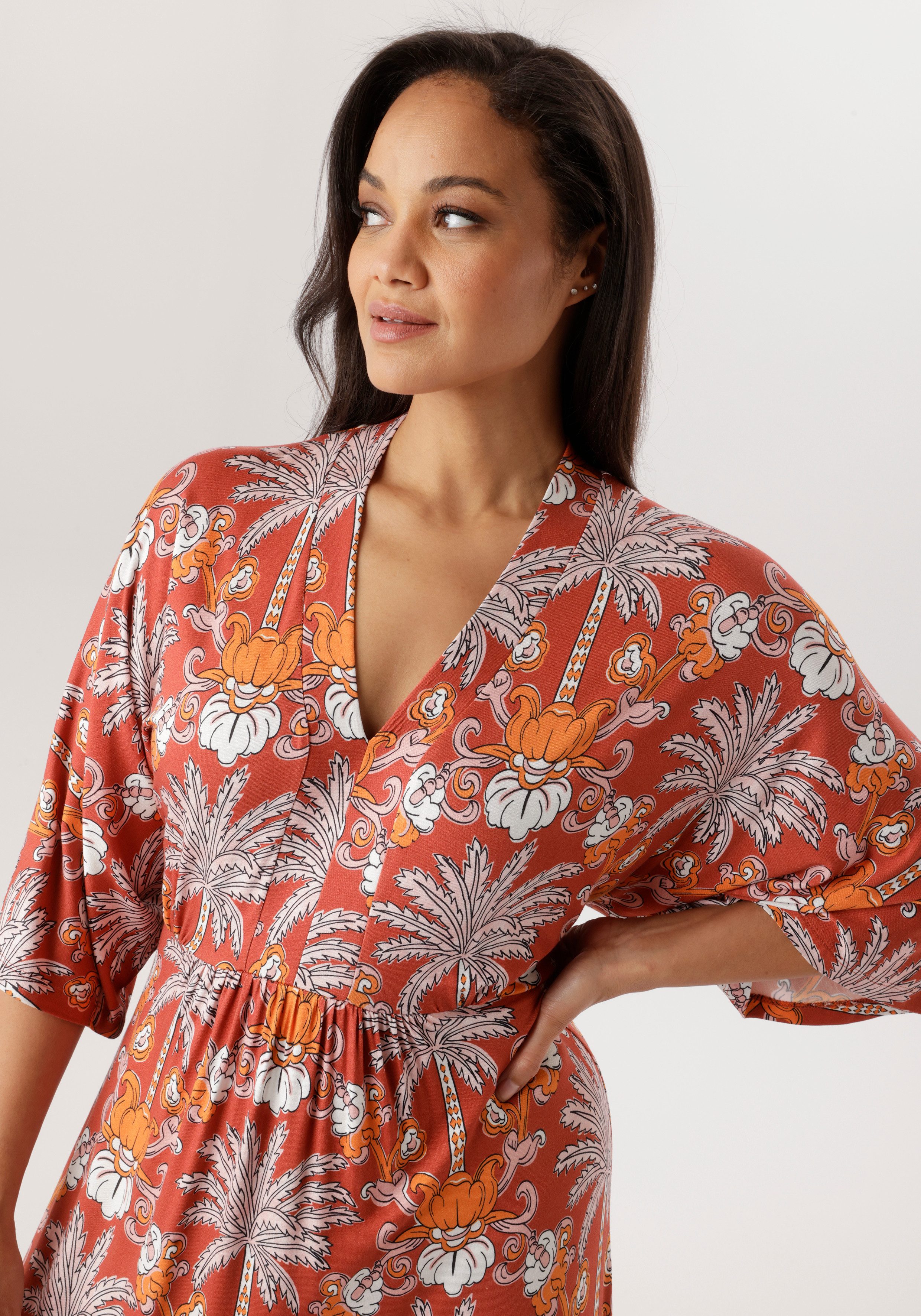 Aniston PLUS Jerseykleid in trendy Maxilänge - NEUE KOLLEKTION