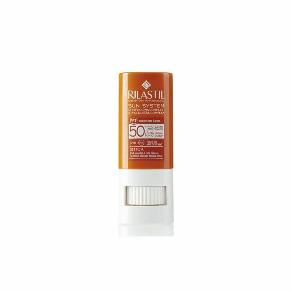 Rilastil Sonnenschutzpflege Sun System Transparent Stick Empfindliche Bereiche Spf50 8 5ml