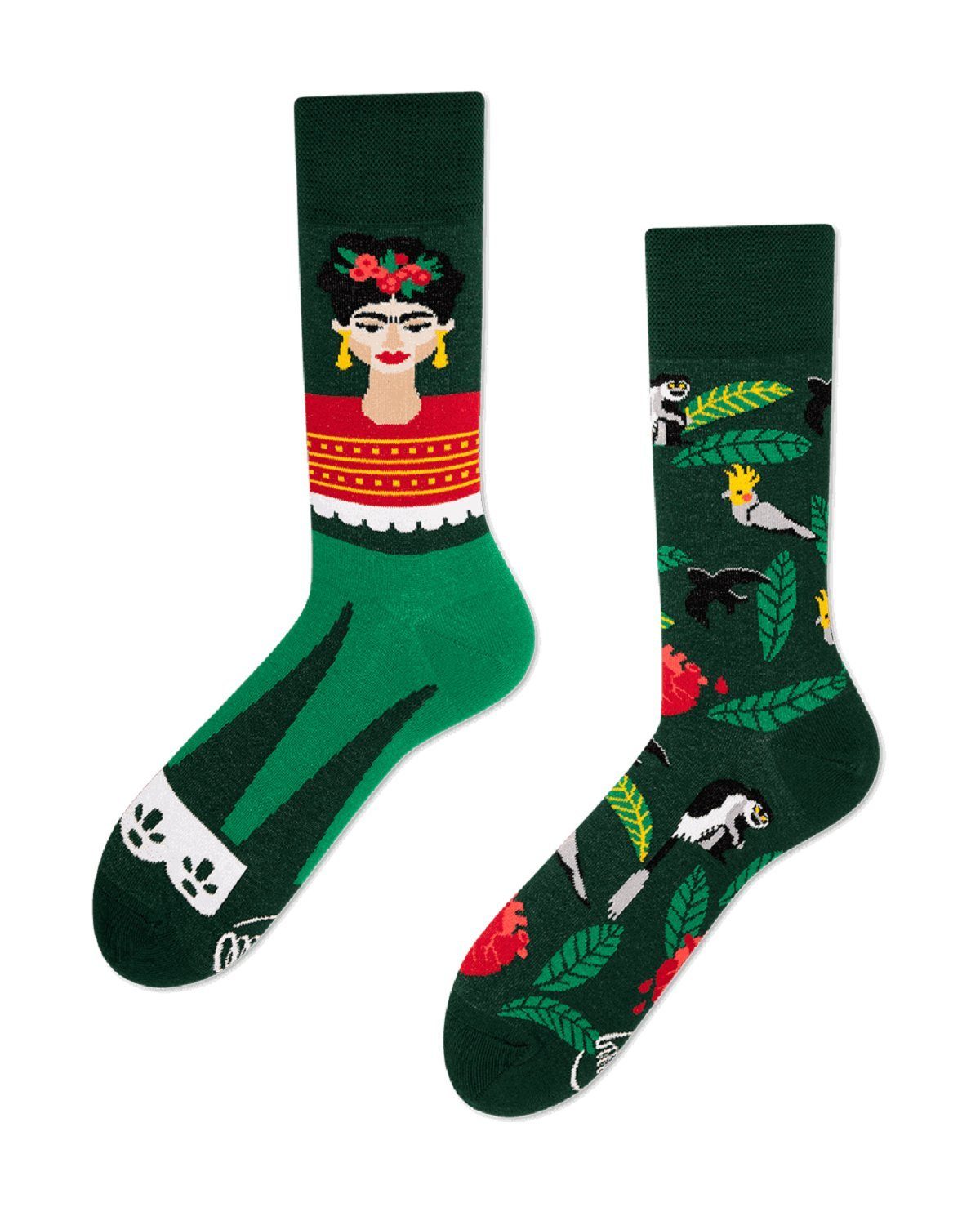 Many Frida Socken Freizeitsocken Paar) Mornings (1 Feel Mornings 1 Many 1-Paar, Paar,