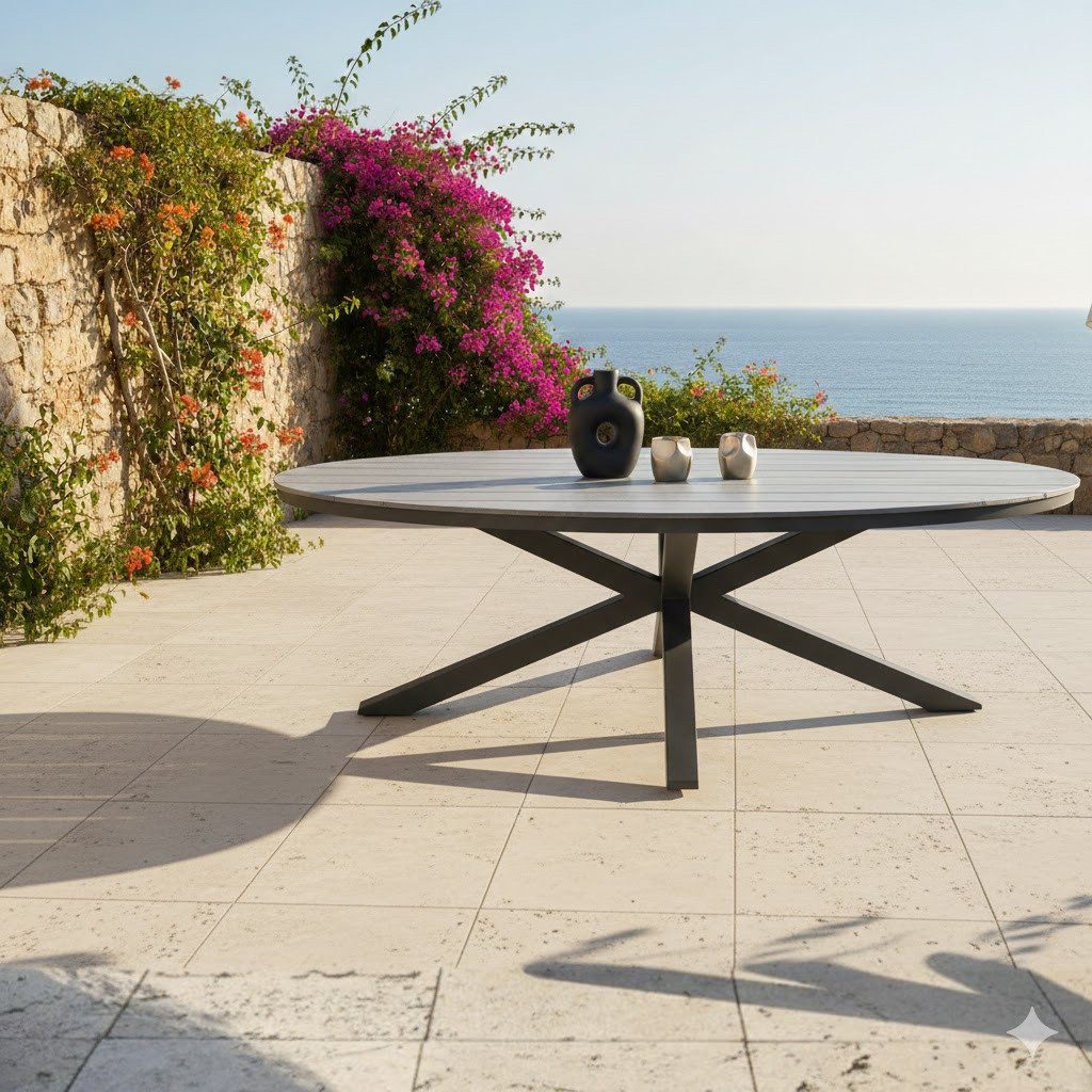 MANDALIKA Garden Gartentisch Aluminium / Nonwood Tisch Volterra