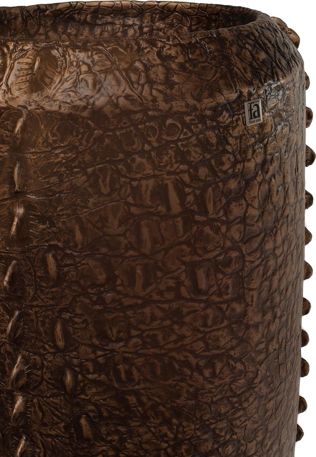 fleur Ø bronze Bodenvase, Croc 50 Höhe100 Pflanzkübel cm, cm, ami
