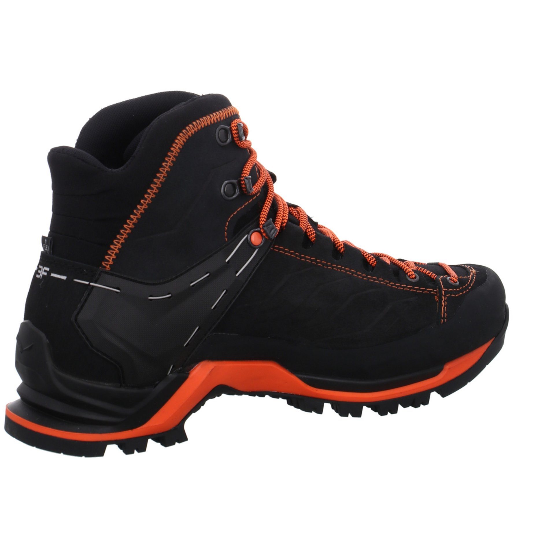 Salewa Herren Outdoor Schuhe ORANGE Leder-/Textilkombination Outdoorschuh ASPHALT/FLUO