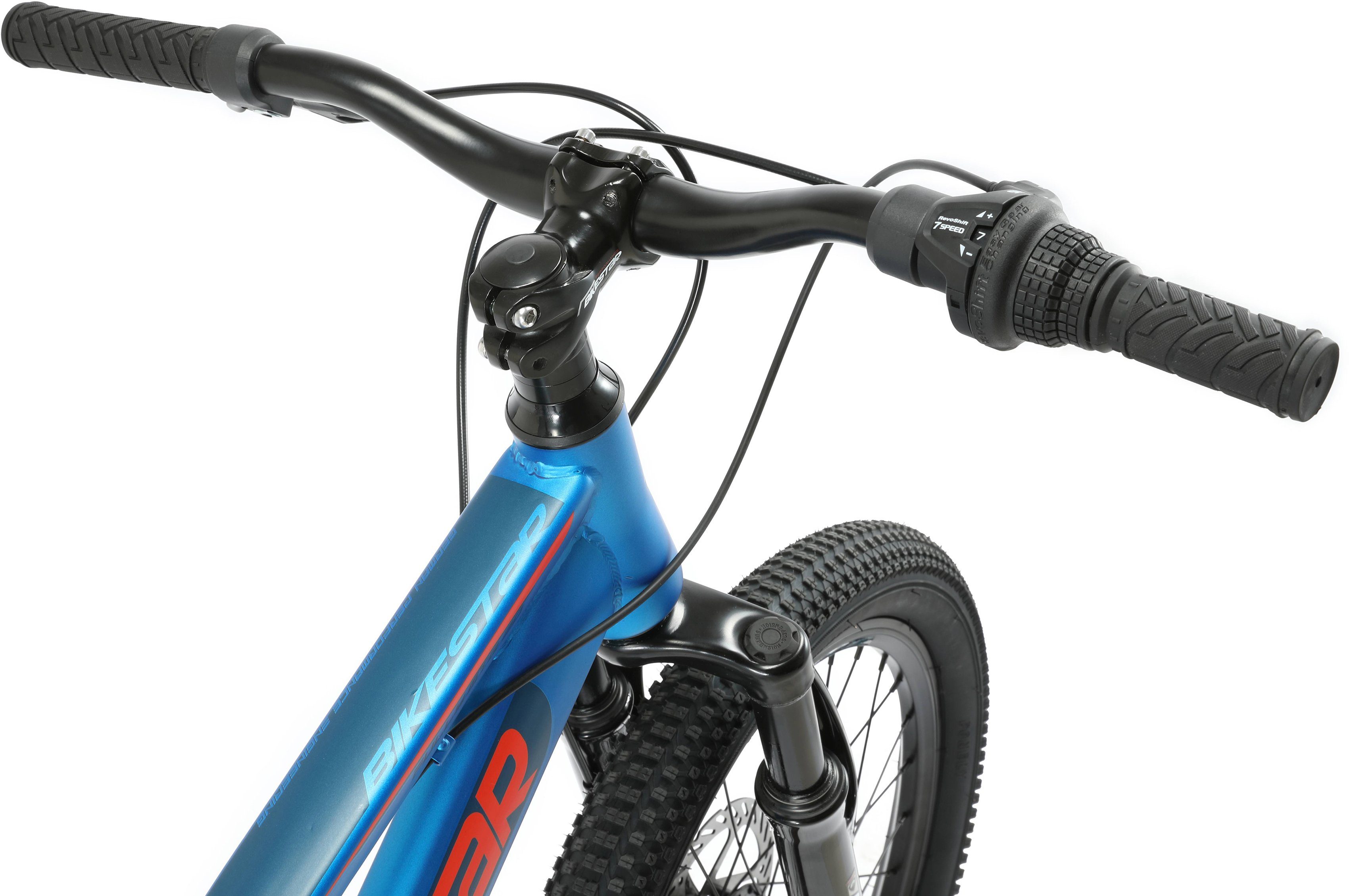 Bikestar Jugendfahrrad, 7 Gang Shimano RD-TY21 Schaltwerk, Kettenschaltung