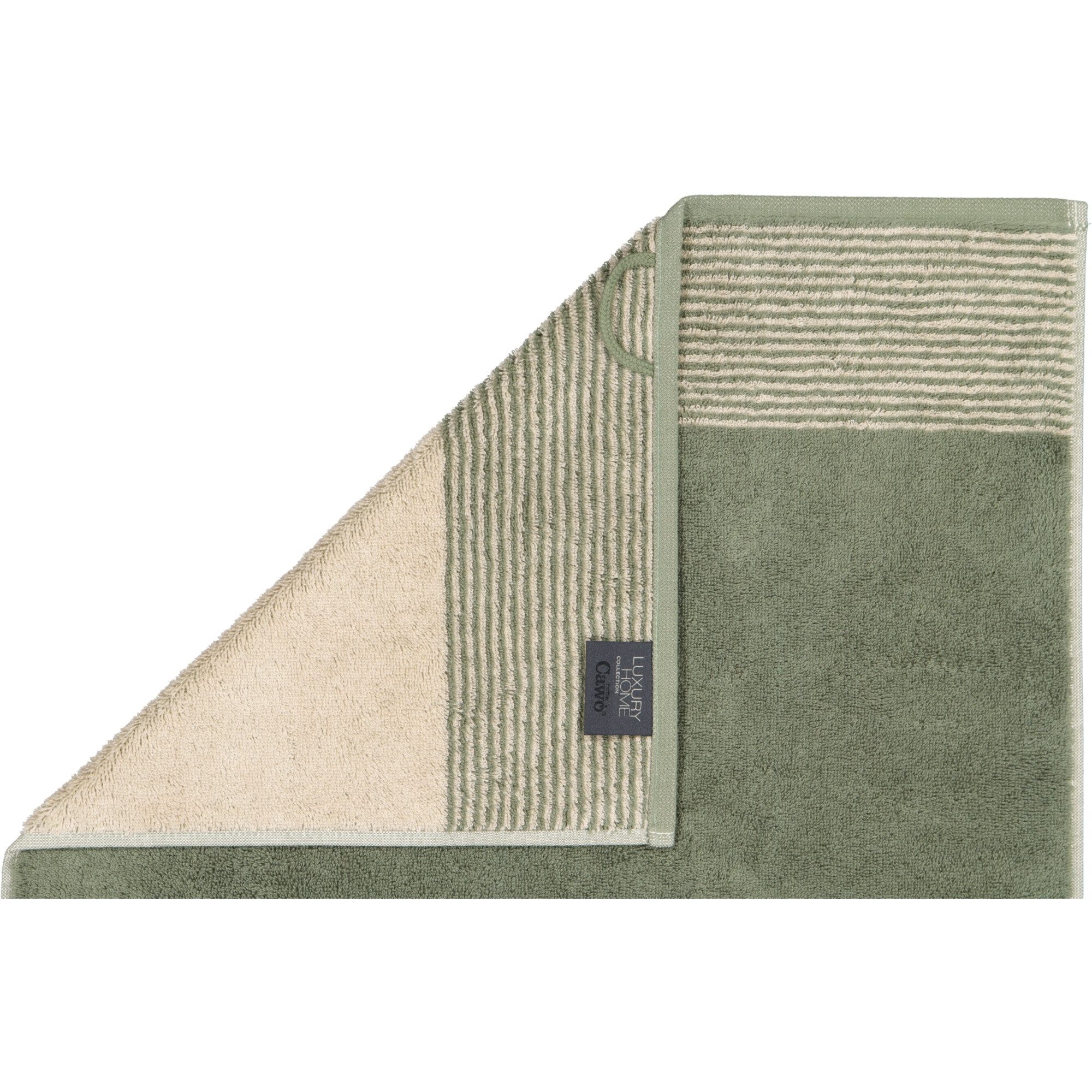 Cawö Handtücher Luxury Home Two-Tone 590, 100% Baumwolle (1-St) – Bild 4 von 5