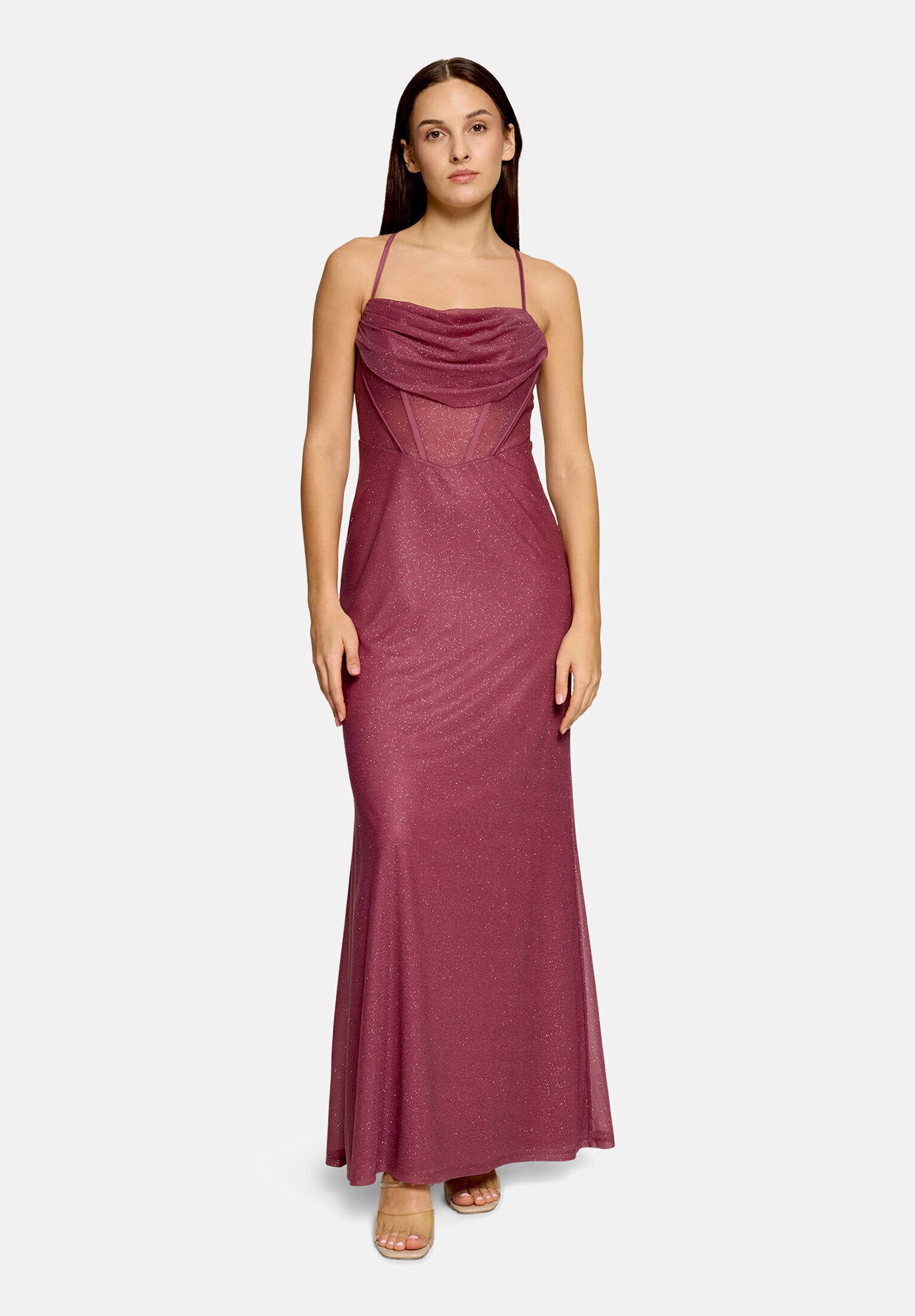 Vera Mont Abendkleid Damen im Glitzer-Look