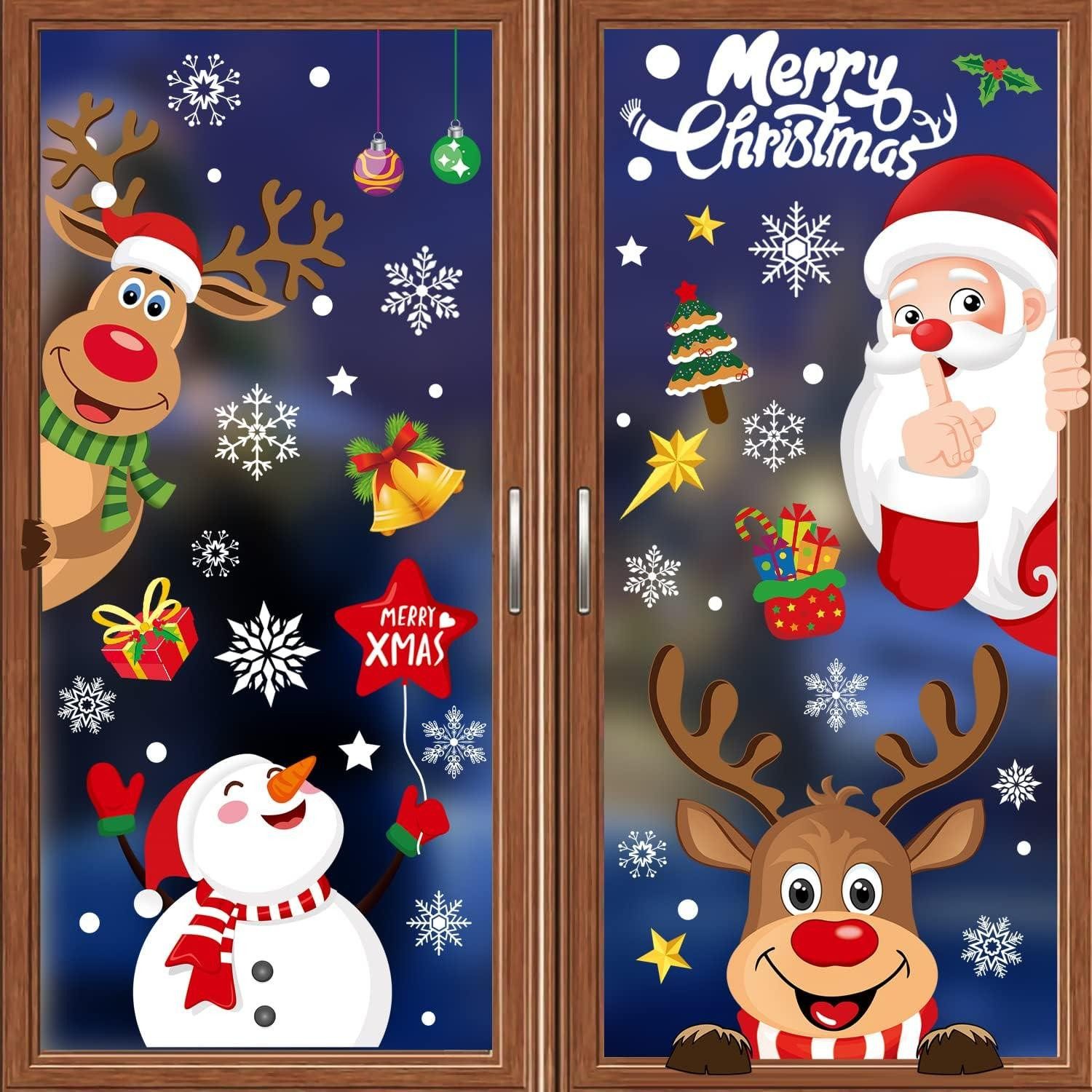 Dekohänger 256 Weihnachten Fensteraufkleber Schneeflocken Christbaumschmuck