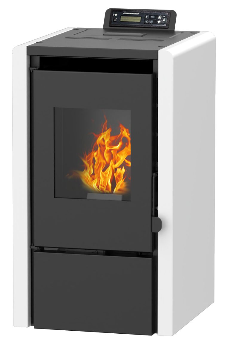 NEMAXX Pelletofen Pelletofen PC5 - Weiß