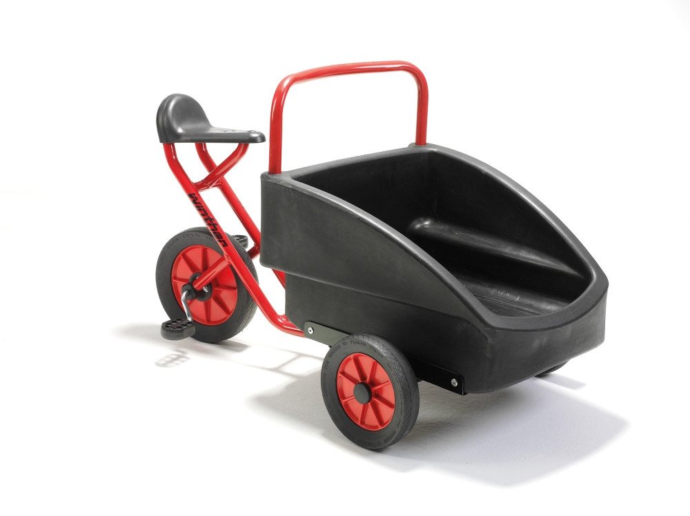 Winther Dreirad Kangaroo Dreirad für Kinder mit großer Transportbox