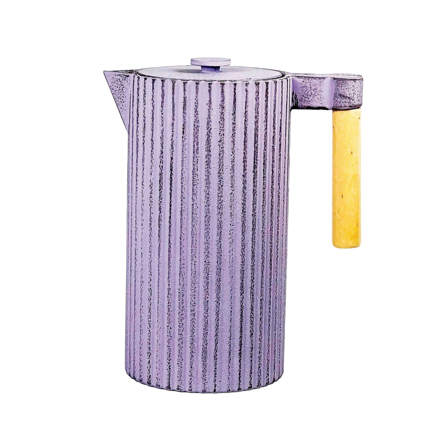 JA-UNENDLICH Teekanne Si, 1.1 l, aus Gusseisen handgefertigt im Sandgussverfahren, innen emailliert