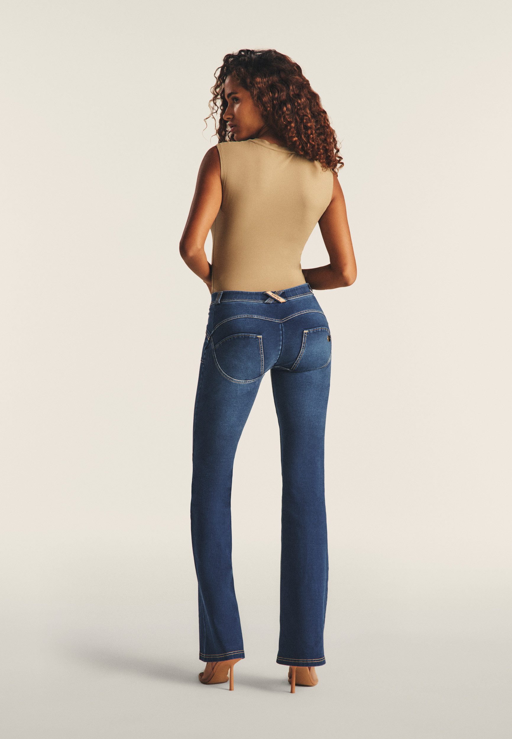 Freddy Stretch-Jeans WR.UP®Push-up-Jeans mit niedrigem Taillenbund günstig online kaufen