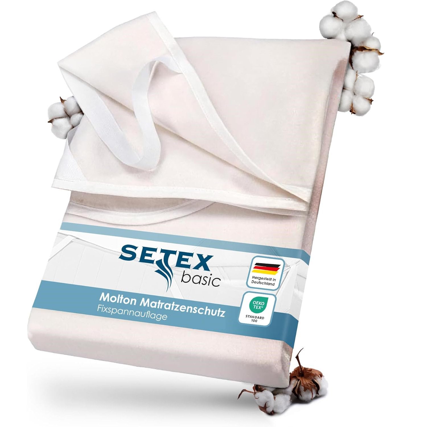 Matratzenschutzbezug Setex Molton Matratzenschutz Matratzenschoner 90x200 bis 200x200 SETEX, Matratzenschutz