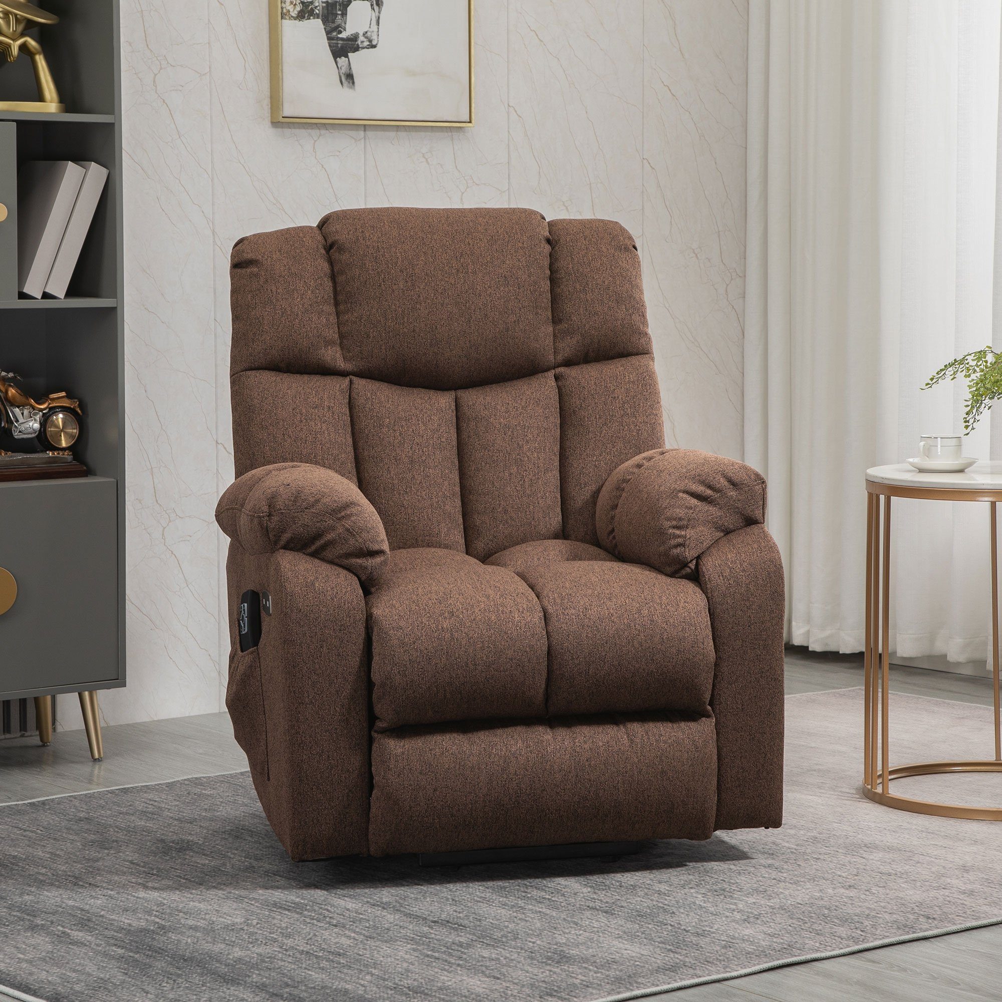 HOMCOM Relaxsessel Relaxsessel mit Liegefunktion, mit günstig online kaufen