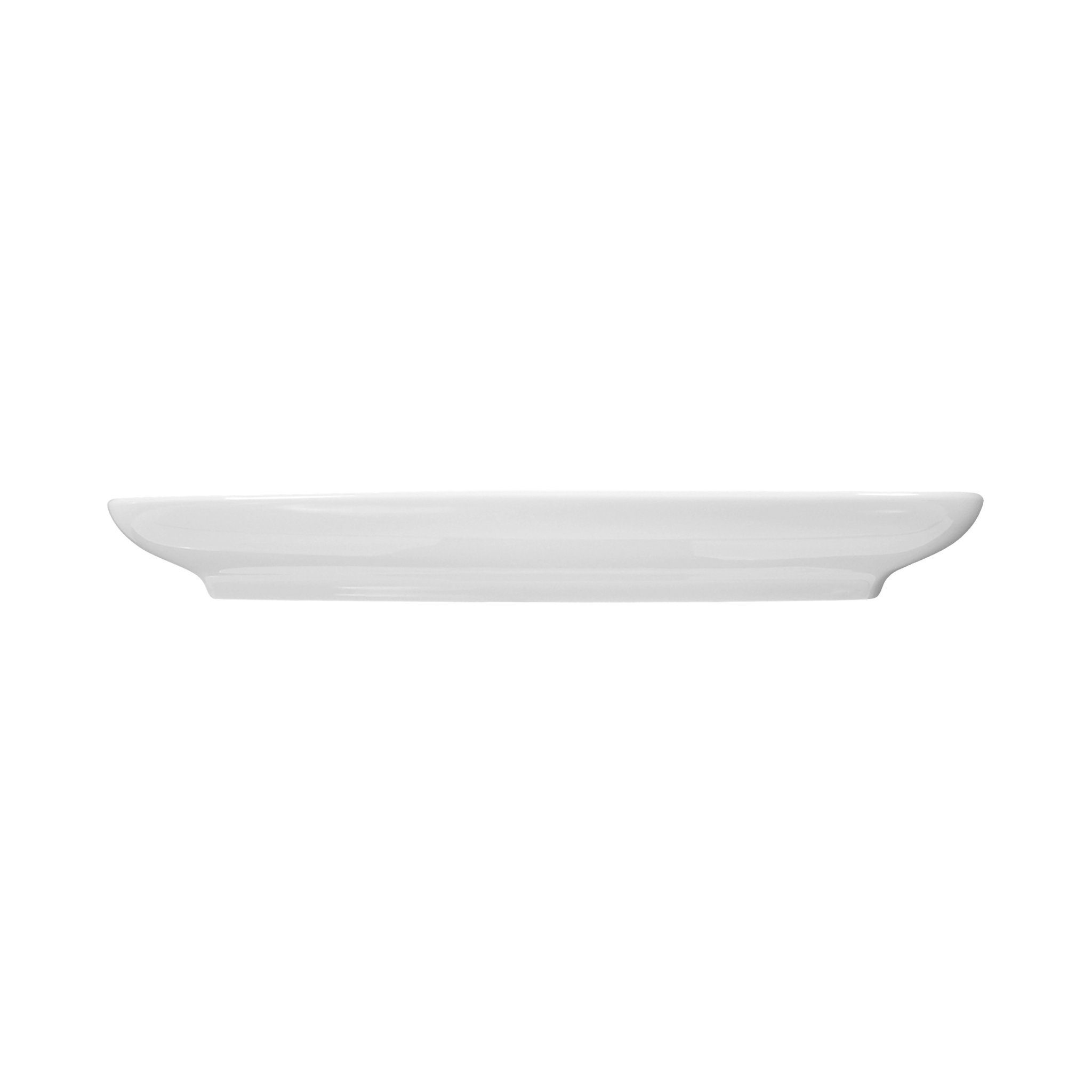 Seltmann Weiden Servierplatte Servierplatte eckig 25 x 16.5 cm, Porzellan, (Einzelartikel), Porzellan, spülmaschinenfest, mikrowellengeeignet, Made in Germany
