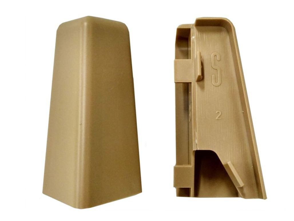 Equipped Eckprofil Equipped 1254 Außenecke Eiche 58mm günstig online kaufen