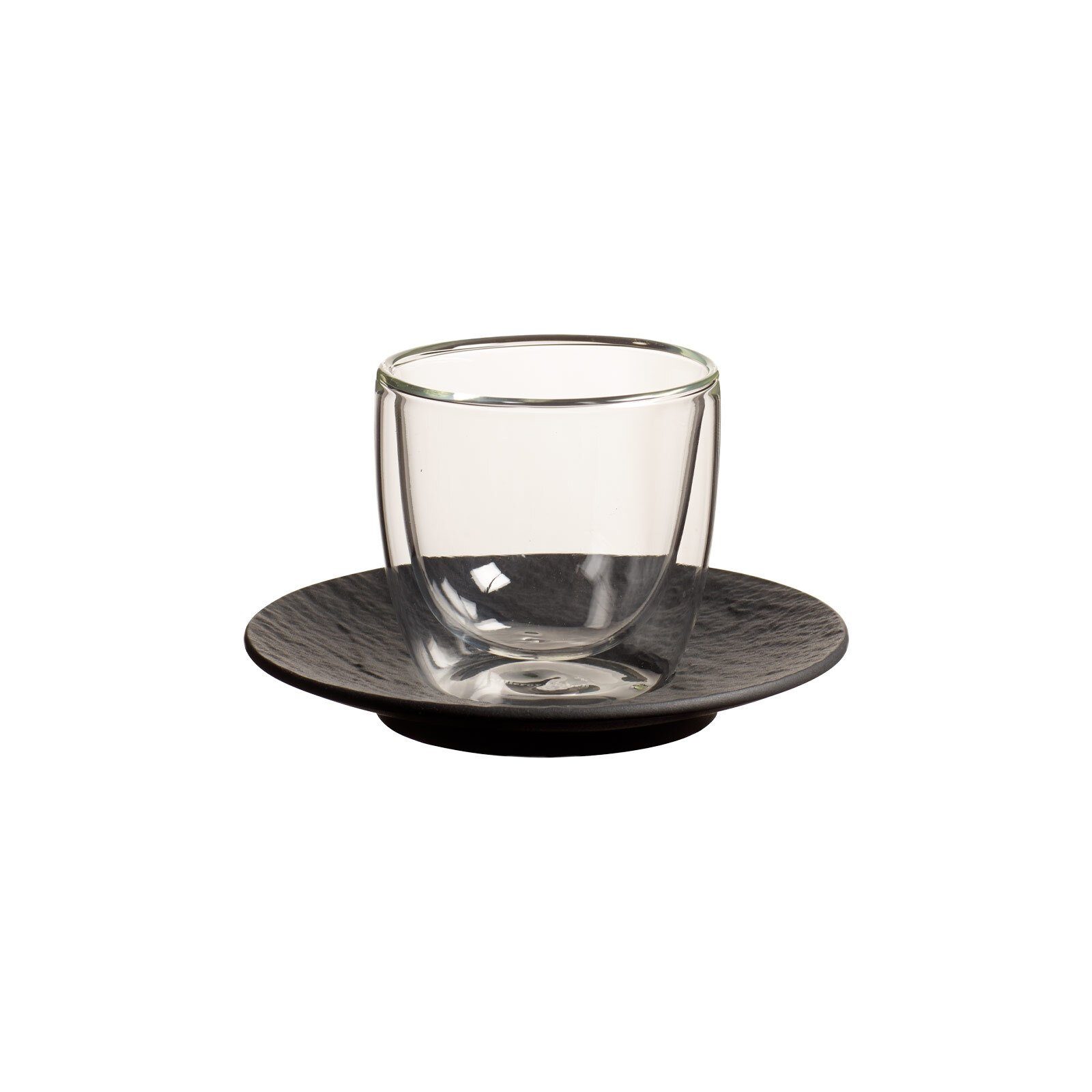 Villeroy & Boch Thermoglas Manufacture Rock Espresso-Set 70 ml, Material-Mix