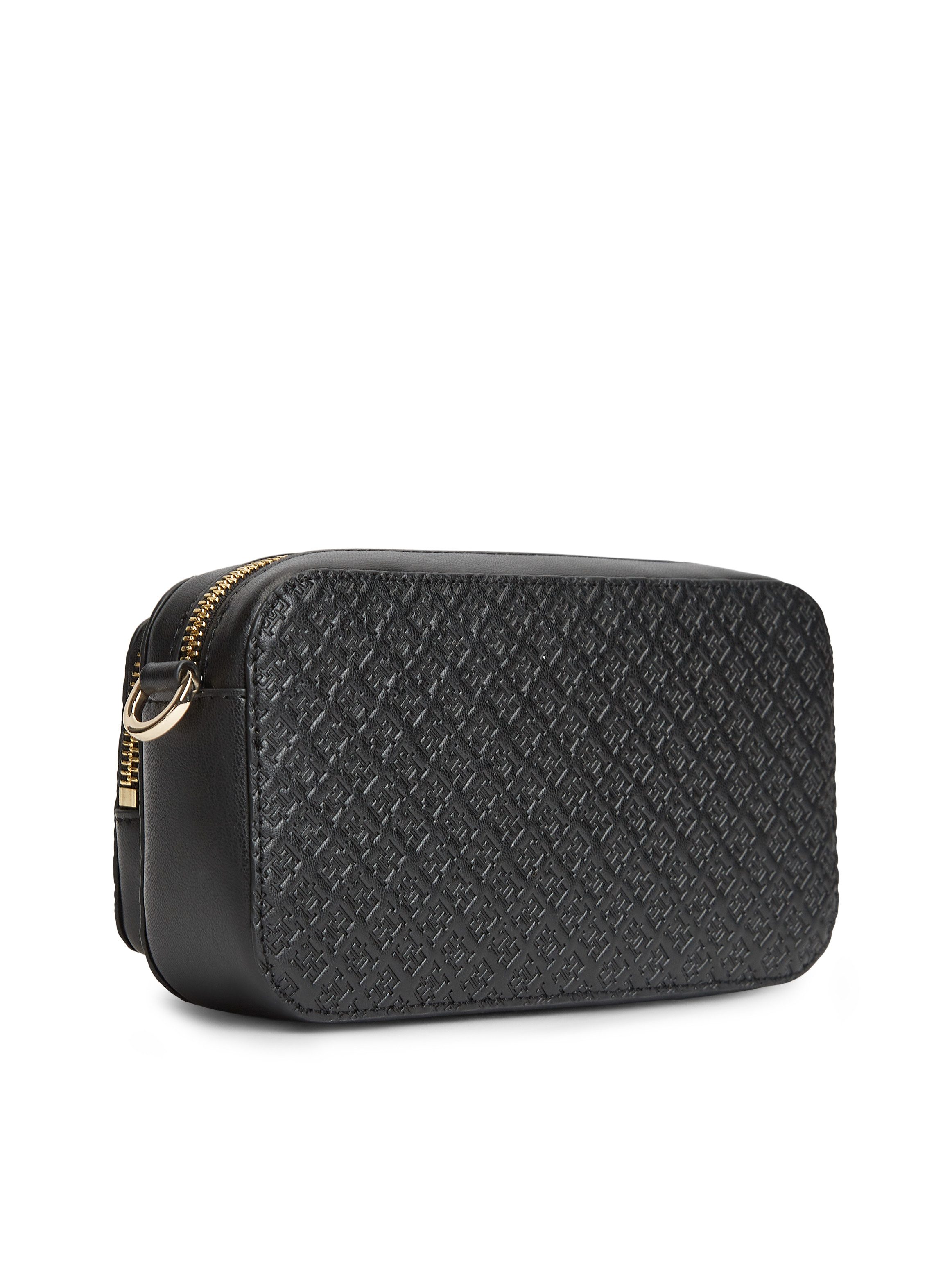 Tommy Hilfiger Mini Bag TH DAILY CAMERA BAG MONO, Damen Umhängetasche, Tragetasche, Handtasche mit goldfarbenen Details