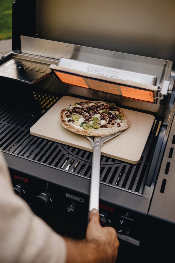 Enders® Grillzange Pizza Wender Aluminium Kunstoff