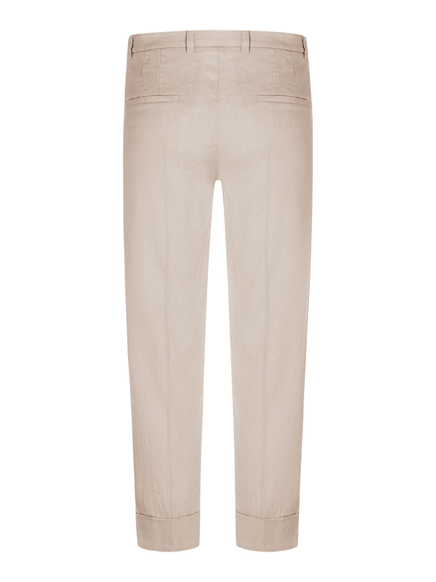 Cambio Stoffhose natur,Casual,Leinen,Unifarben,Regular Fit,Mittel