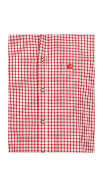 OS-Trachten Trachtenhemd Trachtenhemd Kurzarm Oli in Rot von OS-Trachten