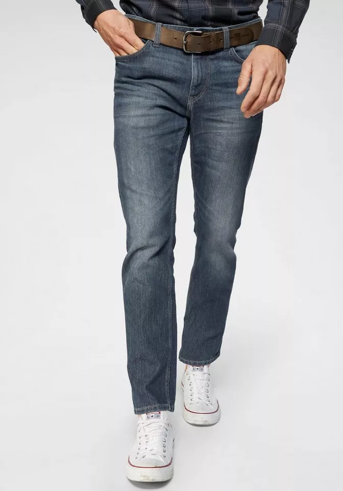 Tom Tailor 5-Pocket-Jeans MARVIN mit kleinem Logo-Print