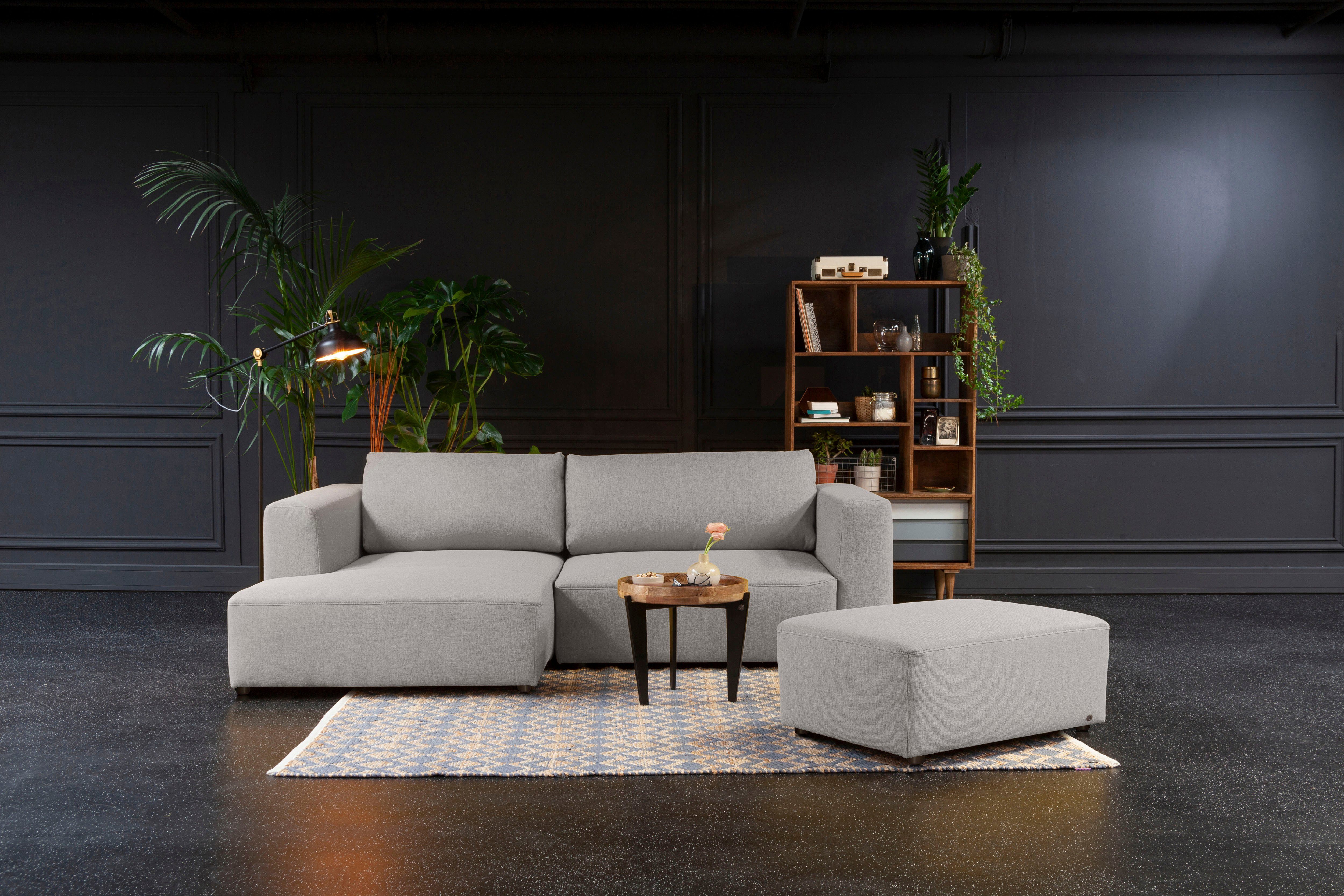 COLLECTION, STYLE COLORS & HOME Bettfunktion wahlweise HEAVEN mit der TOM TAILOR Ecksofa S, aus Bettkasten